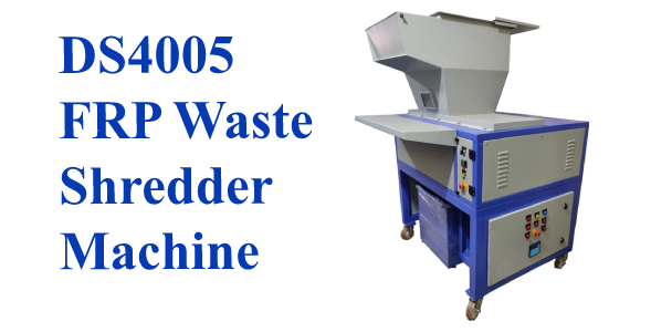 frp waste shredder machine
